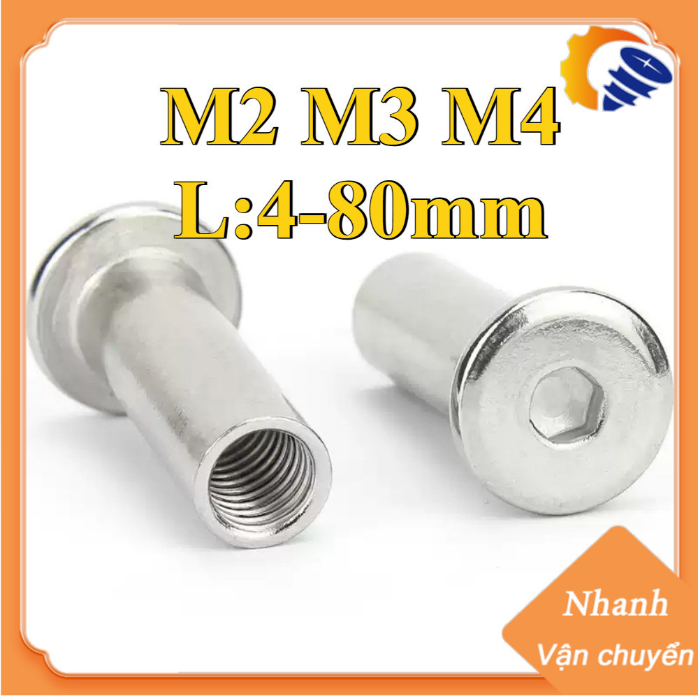 Đinh tán , đinh tán vặn ren inox 304 đầu lục giác M2 / M3 / M4 [ZQ-DM-1 ...