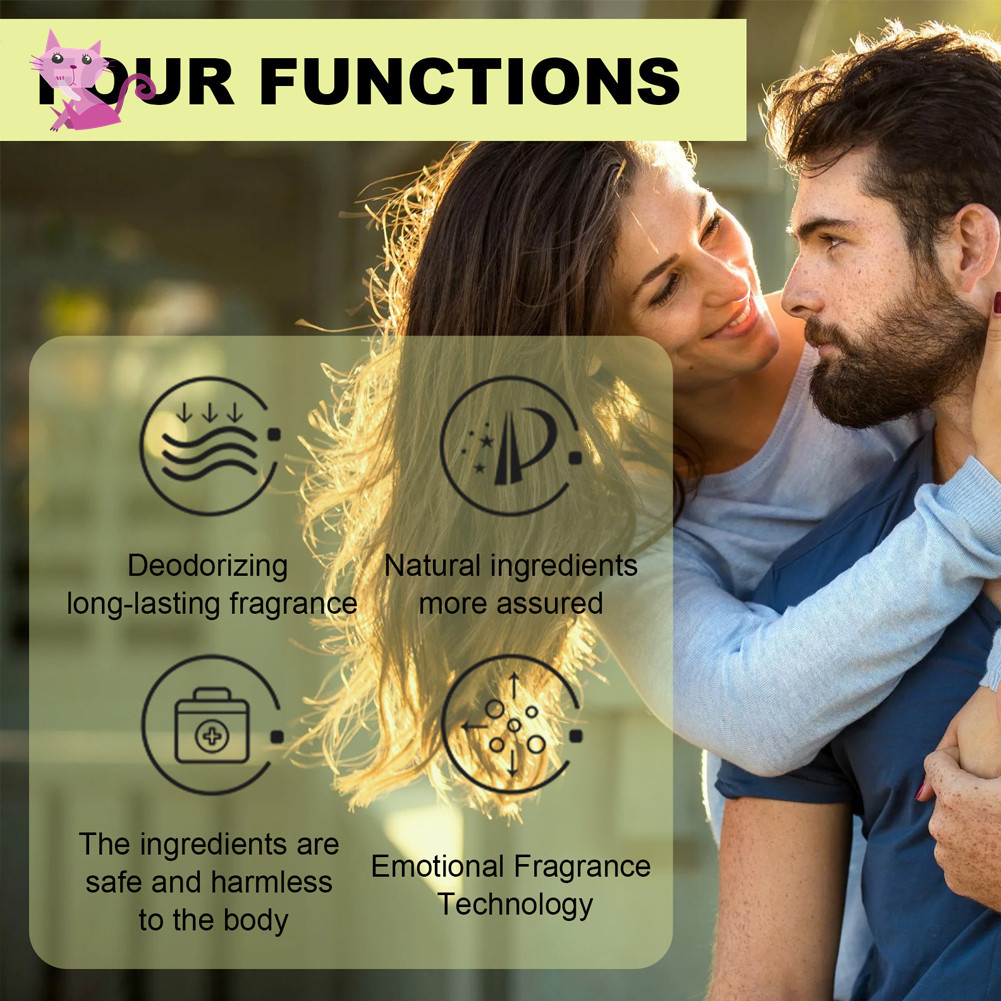 Freshs Nước Hoa Pheromone Lâu Dài Cho Nữ Nhẹ Làm Mới Eau De Toilette Cho Hẹn Hò Ngoài Trời
