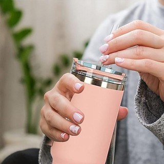 ESSENCEH 1 Bộ Ống Hút Nhựa, Có Bàn Chải Ống Hút Cốc 9mm, Ống Hút Thay Thế Uống Thẳng Có Thể Tái Sử Dụng