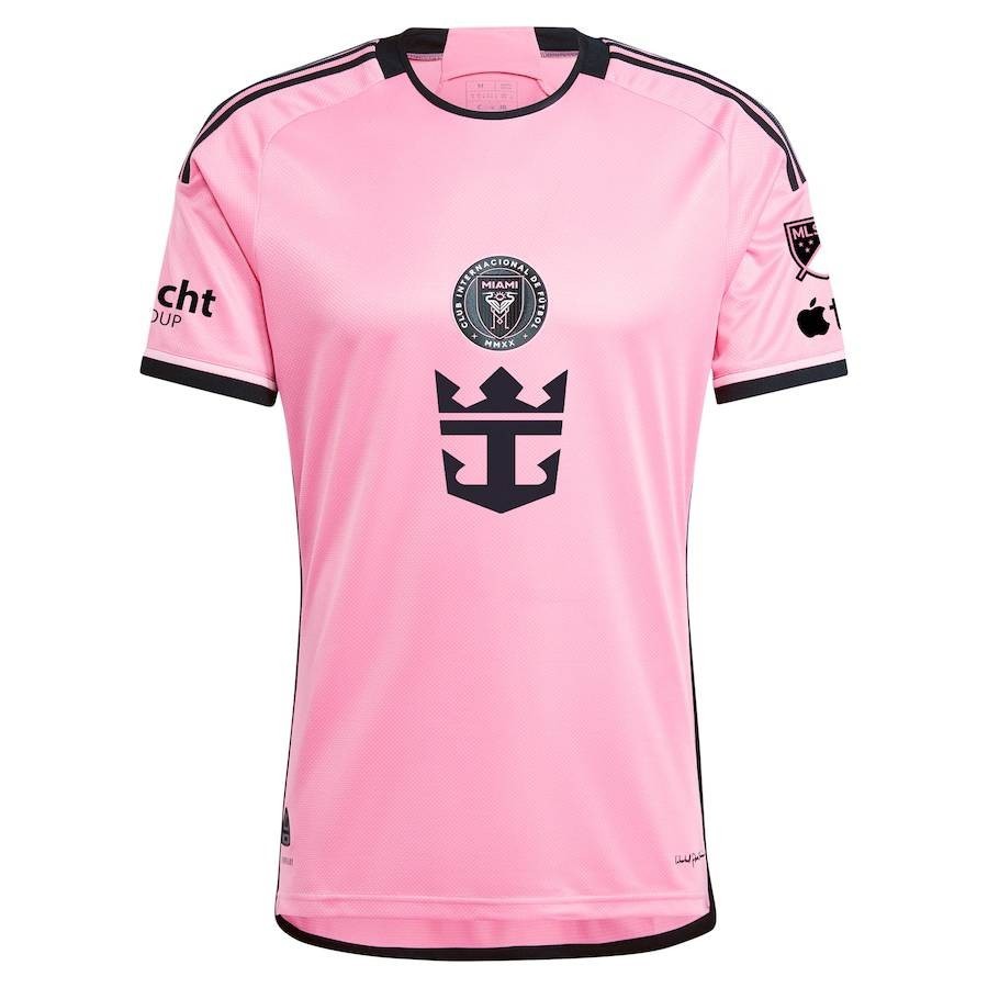 H1 2024-2025 Inter Miami Sân Nhà Jersey Messi Suarez Cremaschi Alba Bóng Đá Áo Thun Thể Thao Tee Plus Kích Thước