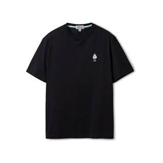 Áo thun cotton cổ tròn in hình mùa xuân mới của WHOAU dành cho nam và nữ