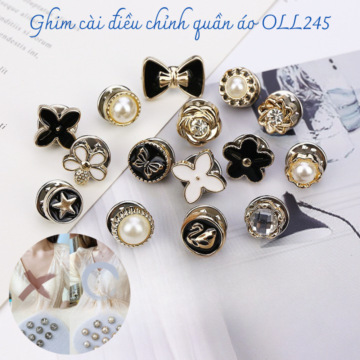 [Có sẵn] Ghim cài áo chống hở, ghim cài quần thu nhỏ eo , ghim cài áo ...