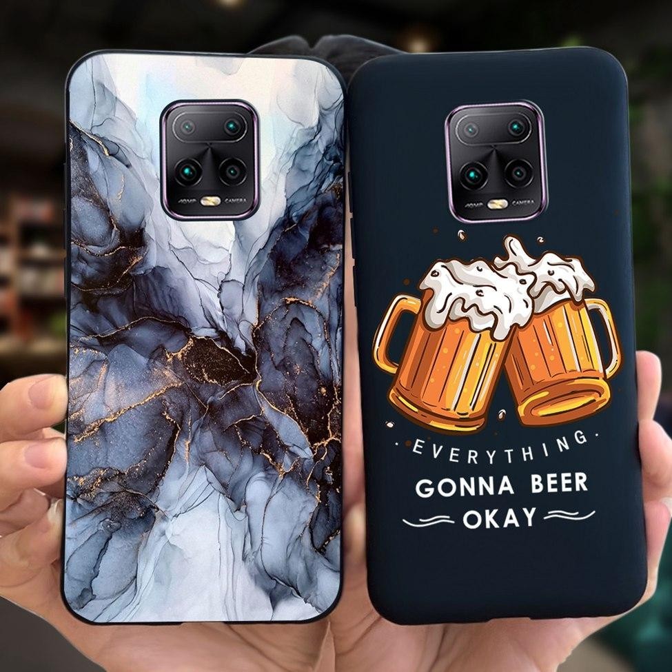 Ốp lưng Xiaomi Redmi 10X Pro 5G Thời trang Hoa dễ thương Mèo vẽ ngộ nghĩnh Vỏ silicon chống sốc Xiaomi Redmi 10X Pro 5G Ốp lưng điện thoại