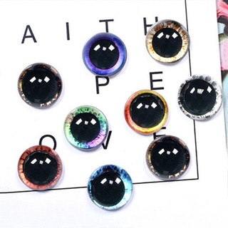 Asdfger 20 Cái / 10 Đôi Mắt Pha Lê Rối, Mắt Pha Lê Nhựa Thủ Công Mắt, Chất Lượng Cao 6 Mm-20 Mm Gấu Động Vật Phụ Kiện DIY Búp Bê Phụ Kiện