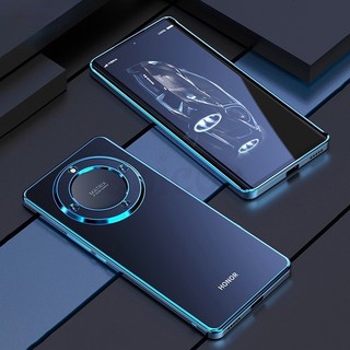 Dành Cho Honor X7B X9B X9A X9 Trong Suốt Chống Sốc Sang Trọng Mạ Điện Ốp Lưng Điện Thoại Di Động Bao Gồm Tất Cả Cạnh Chống Rơi Vỏ Mềm