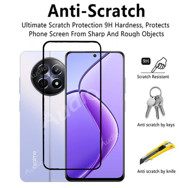Phim Kính Cường Lực 2in1 Cho Realme 12 12 + 12x 5G 4G 2024 Bảo Vệ Màn Hình Phim Ống Kính Máy Ảnh HD Mềm Cho Realme 12 X + Realme12x Realme12 + Realme12 5G 4G Bảo Vệ Màn Hình Phim Điện Thoại