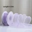 Gạc đuôi cá GETVOW, Ruy băng gói cạnh màu trơn, Trang trí DIY Gift Wrap Gạc Ruy băng lụa Quà tặng