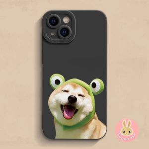 Ốp Giữ Nụ Cười Cho OPPO Reno 15F 15 Pro Max Mini 15C Find X9 X9S Pro X8S + X8 Ultra Shiba Inu Vỏ Mềm Bảo Vệ Phim Hoạt Hình Chó Vỏ Ngộ nghĩnh