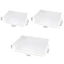 CHEESELY 1 Cái A4 A5 File Organizer, Hộp đựng tài liệu đa chức năng bằng nhựa, Đồ dùng văn phòng tại nhà trường học Hộp đựng hồ sơ dung lượng lớn trong suốt