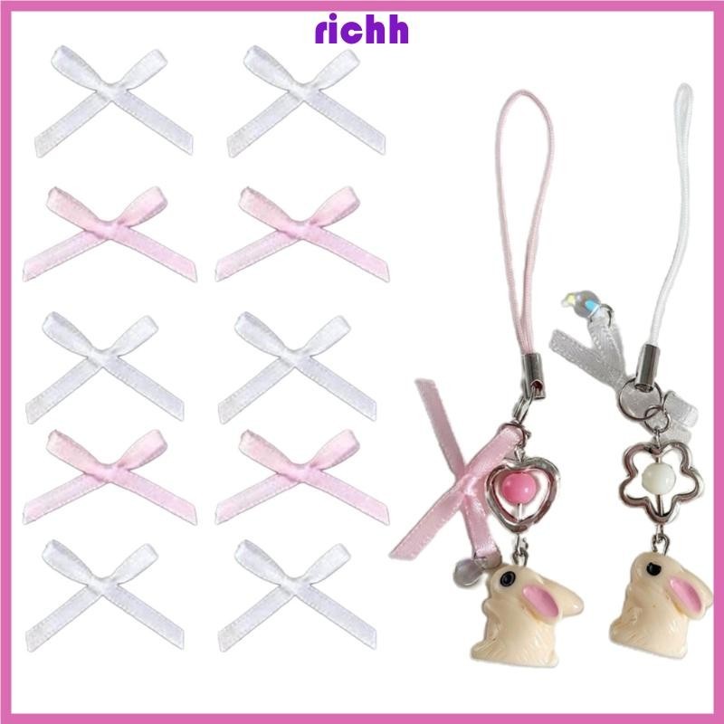 Richh Bowknot Appliques May Thủ Công DIY Trẻ Em Bé Gái Mũ Tóc Trang Trí Đám Cưới
