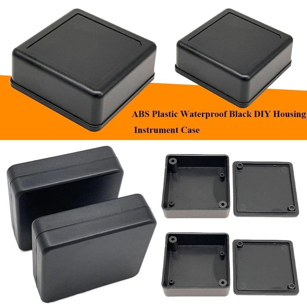 NOTE1 DIY Nhà Ở Dụng Cụ Hộp Dự Án Điện Tử, PCB ABS Nhựa Điện, Đen 9 Kiểu Giám Sát An Ninh Chống Thấm Nước Dự Án Điện Tử