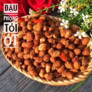 1KG_ĐẬU PHỘNG RANG TỎI ỚT TỐT CHO NGƯỜI ĂN KIÊNG,GIẢM CÂN
