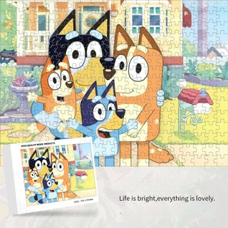 70 Cái / 200 Miếng Bluey Bluey Xếp Hình Bằng Gỗ Tự Làm Giáo Dục Trẻ Em Đồ Chơi Làm Tay Cho Trẻ Em Quà Tặng Sinh Nhật