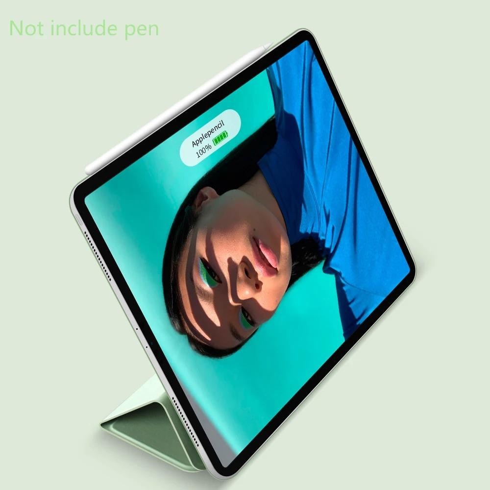 Vỏ thông minh tương thích cho iPad Pro Air 11 2024 Vỏ từ tính siêu mỏng gấp ba lần thế hệ thứ 10 Kẹp bảo vệ 10.9 Air 5 Pro11 M2 2022