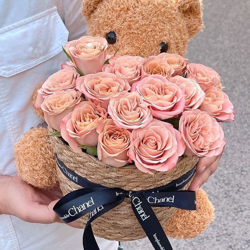 Phong Cách Bắc Âu Mây Dệt Chậu Hoa Handmade Hoa Tự Làm Quà Tặng Sinh Nhật Trang Trí Đa Năng Dệt Xô Ins Phong Cách