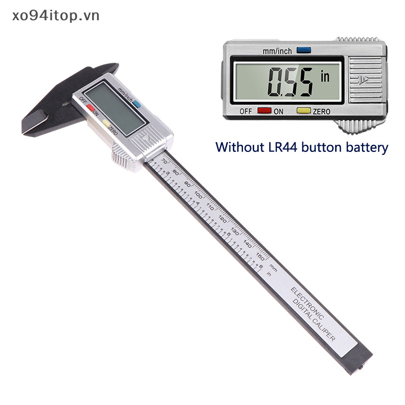 Xoitop Micromet Dụng Cụ Đo Thước Kỹ Thuật Số 150 Mm Điện Tử Kỹ Thuật Số Caliper Mặt Số Sợi Carbon Vernier Caliper Đo VN