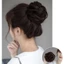 DELMER Xộn Xoăn Chignon, Phần Mở Rộng Tóc Dây Cao Su Tóc Tổng Hợp Bun, Phụ Kiện Tóc Fasion Lông Tơ Co Giãn Scrunchy Tóc Giả Miếng Phụ Nữ