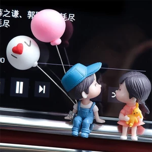Metoo Hoạt Hình Cặp Đôi Hành Động Các Bức Tượng Nhỏ Trang Trí Nội Thất Ô Tô Đồ Trang Trí Anime Tự Động Nội Thất Trung Tâm Bảng Điều Khiển Trang Trí