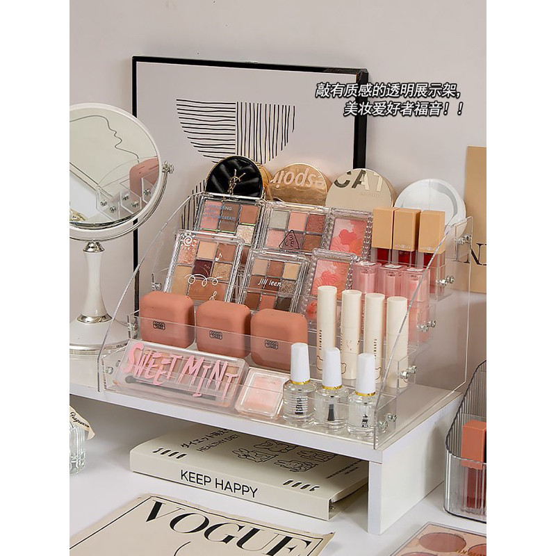 Kệ Nhiều Tầng Đựng Mĩ Phẩm Đồ Makeup Sơn Móng Tay Phấn Mắt 3/4/5/6/7 tầng Trang Điểm Gọn Gàng Decor