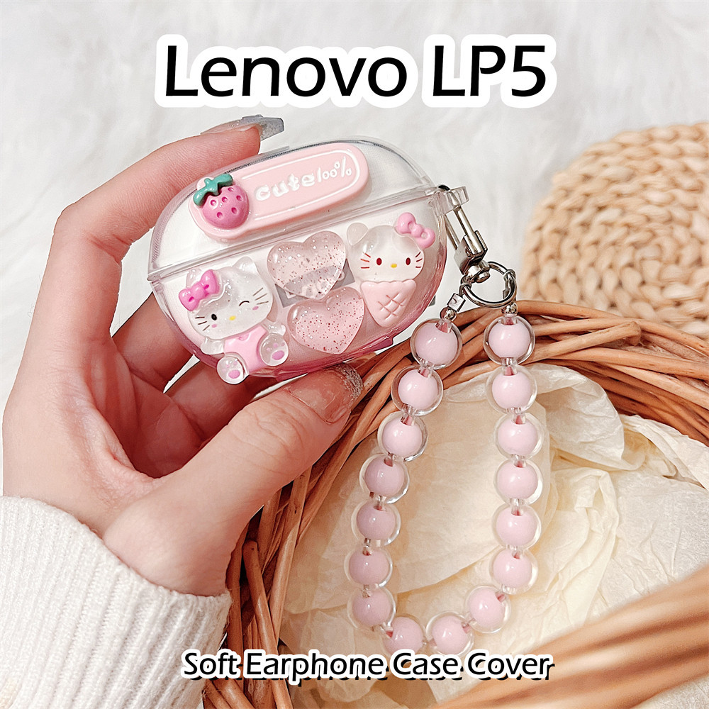 [Ngôi sao tương lai] Dành cho Ốp lưng Lenovo LP5 DIY Vỏ tai nghe silicon mềm phong cách ngọt ngào và mát mẻ