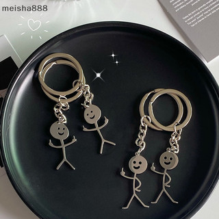Meisha888 Interesg Phù Hợp Với Mọi Người Hơn Trái Tim Ngón Tay Giữa Cặp Đôi Móc Khóa Ins Cá Tính Dễ Thương Ngộ nghĩnh Sinh Viên Túi Mặt Dây Chuyền