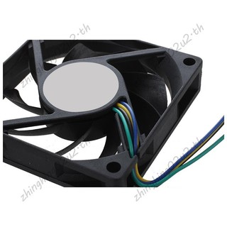 70x70x15mm 12V 4 chân PWM PC Vỏ máy tính CPU Quạt làm mát màu đen
