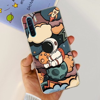 Dành Cho OPPO Reno3 CPH2043 Ốp Lưng Hoa Thời Trang Silicon Mềm Trong Suốt TPU Bảo Vệ Cho OPPO A91 F15 Reno3 Ốp Lưng