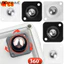 4 bánh hạt xoay - Bánh xe đa năng tắt tiếng - Con lăn di chuyển nội thất - Ròng rọc đáy tủ - Phụ kiện phụ trợ gia đình - Tự dính, chống mài mòn