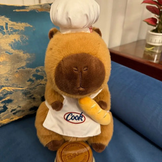 Đầu bếp Búp bê Capybara Đồ chơi sang trọng dễ thương Capybara Búp bê dễ thương xấu xí