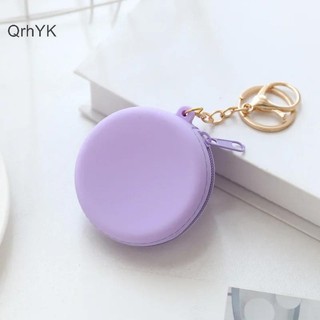 Nhà Máy Thời Trang Màu Kẹo Silicon Mini Tròn Đựng Đồng Xu Ốp Lưng Ví Đựng Tiền Xu Nữ Bé Gái Thời Trang Ví Đựng Tiền Xu Dây Kéo Ví Dành Cho Trẻ Em Nữ QrhYK
