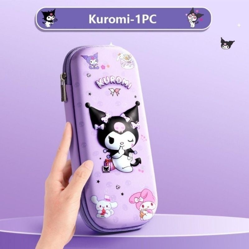 Hộp Đựng Bút hình 3D Cho Bé Chống Thấm Nước Kurumi ,Nezha,capy,bé ba,phi hành gia,labubu