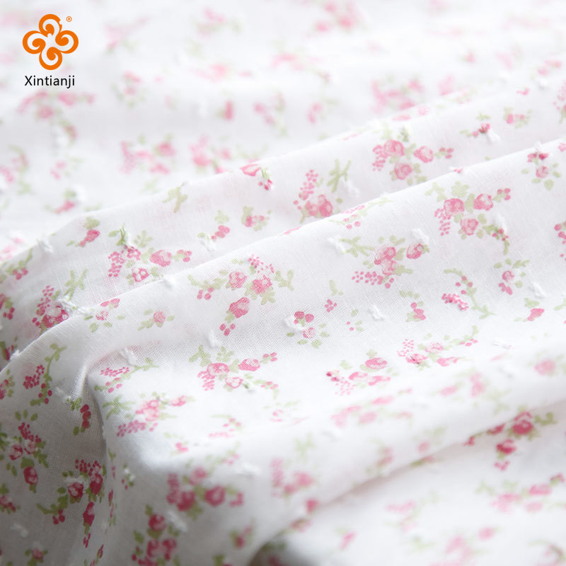 Phong Cách Mục Vụ Hoa Cắt Hoa Nguyên Chất Vải Cotton Tự Làm Quần Áo Bé Handmadesummer Mỏng Váy 0.5 Mét YHTJ0202