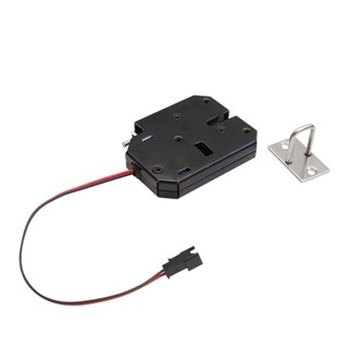 [Vận chuyển nhanh] Khóa chốt điện THEHOMECO, Khóa điện từ tủ thép Carbon DC 12V 2A, Công nhân khóa bu lông điện Mini bằng đồng đen di động