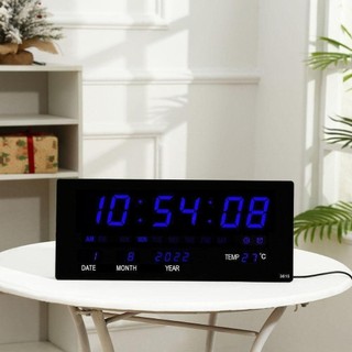 Đồng hồ treo tường điện tử ARTISANU, Đồng hồ LED kỹ thuật số ngày treo tường, Lịch điều khiển bằng giọng nói Đồng hồ để bàn hiển thị 12 / 24H cho phòng ngủ