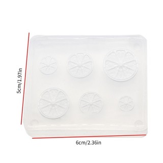 Flgo Thời Trang Trang Trang Sức Làm Khuôn Silicon Hình Chanh Cho Đồ Trang Trí DIY Trong Suốt Vỏ Điện Thoại Trang Trí Khuôn