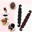 THEGIRL8B Hair Bun Maker, Đĩa Tóc Donut Bun Kẹp Tóc Kiểu Tóc Máy Làm Xoắn, Phụ Kiện Tóc Thời Trang Xốp Xốp Kẹp Dễ Dàng Vòng Lớn Bun Curler Bện Nữ