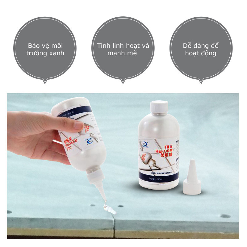 Sơn kẻ chỉ gạch,Kẻ Chỉ Gạch Nền Nhà, Keo Chà Ron Sứ Đa Năng Công Nghệ Hàn Quốc