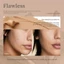 FAVORITEGOODS Matte Foundation Stick, Kem nền che phủ cao chống thấm nước nhung, Kem nền chống mồ hôi dễ uốn lâu trôi có bàn chải