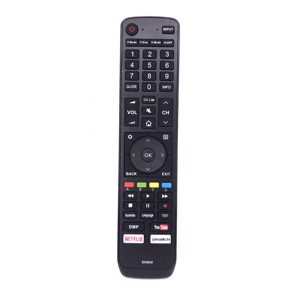 Télécommande De Remplacement Pour TV Hisense H55NU8700-UK H55U7A - Modèles EN3B39 Etc. - Neuf
