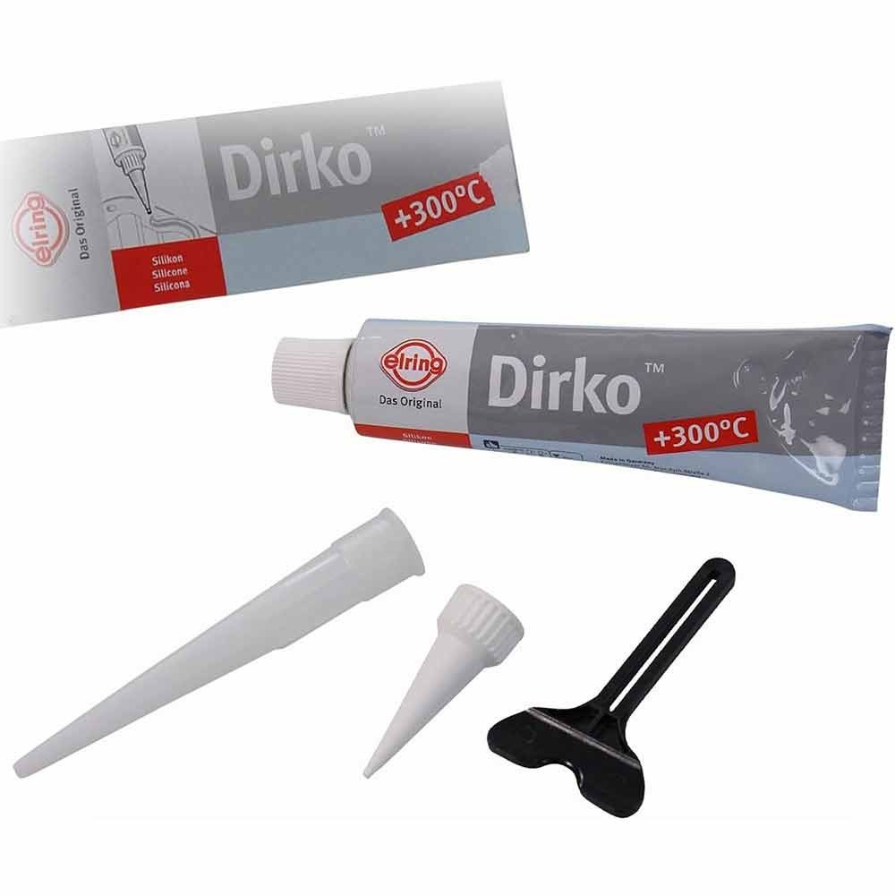 ELRING Dirko Grey 60C TO 315C 70ML Silicone Sealant Gasket Sealer NEW