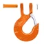 EDB * Lớp 70 3 8 Clevis Grab Hook có chốt an toàn Clevis Slip Hook cho xe kéo