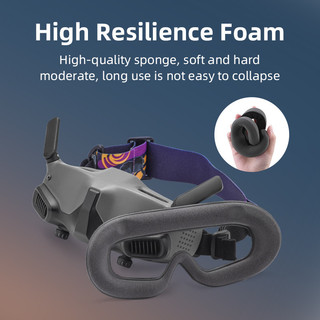Dành cho DJI Avata 2 Goggles2 Kính Mặt nạ mắt Mặt nạ bảo vệ chống trượt Phụ kiện