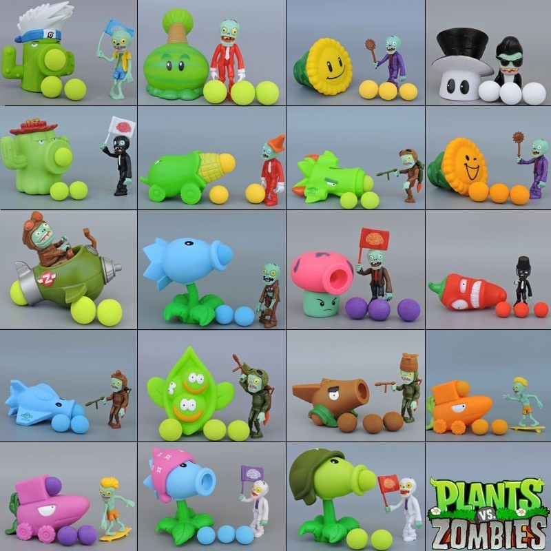 48 phong cách Mới Phổ Biến Trò Chơi PVZ Plants vs Zombies Peashooter ...