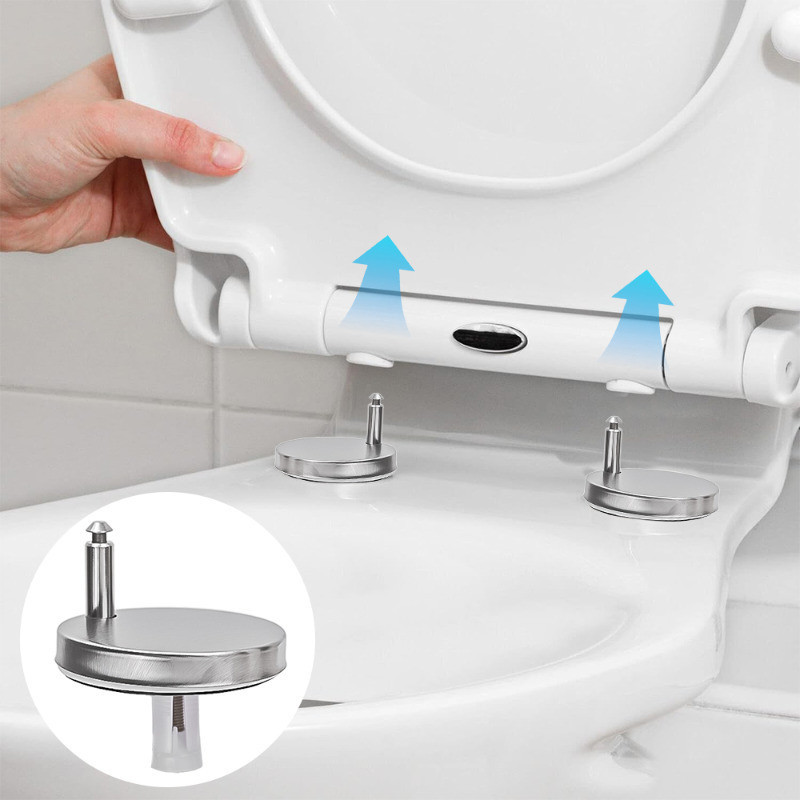 Bản lề cố định nắp bồn cầu chống nước - Bộ giữ kết nối nắp bồn cầu - Phụ tùng thay thế phụ kiện lắp nhanh - Tăng cường an ninh phòng tắm - Phụ kiện ghế vệ sinh chất lượng cao