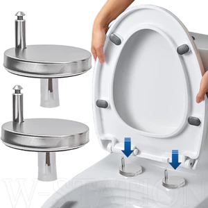 Bộ giữ kết nối nắp bồn cầu - Bản lề cố định nắp bồn cầu chống nước - Phụ tùng thay thế phụ kiện lắp nhanh - Tăng cường an ninh phòng tắm - Phụ kiện bồn cầu chất lượng cao