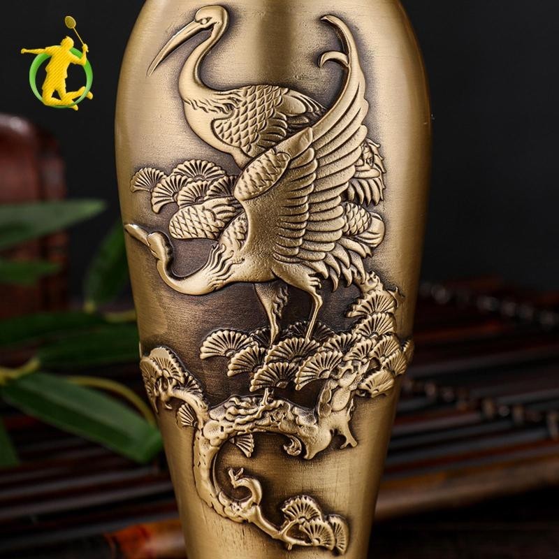 Bình bằng đồng thau Bình trang trí Bình hoa Bình hoa cho đám cưới Nhà Mantel Phòng khách