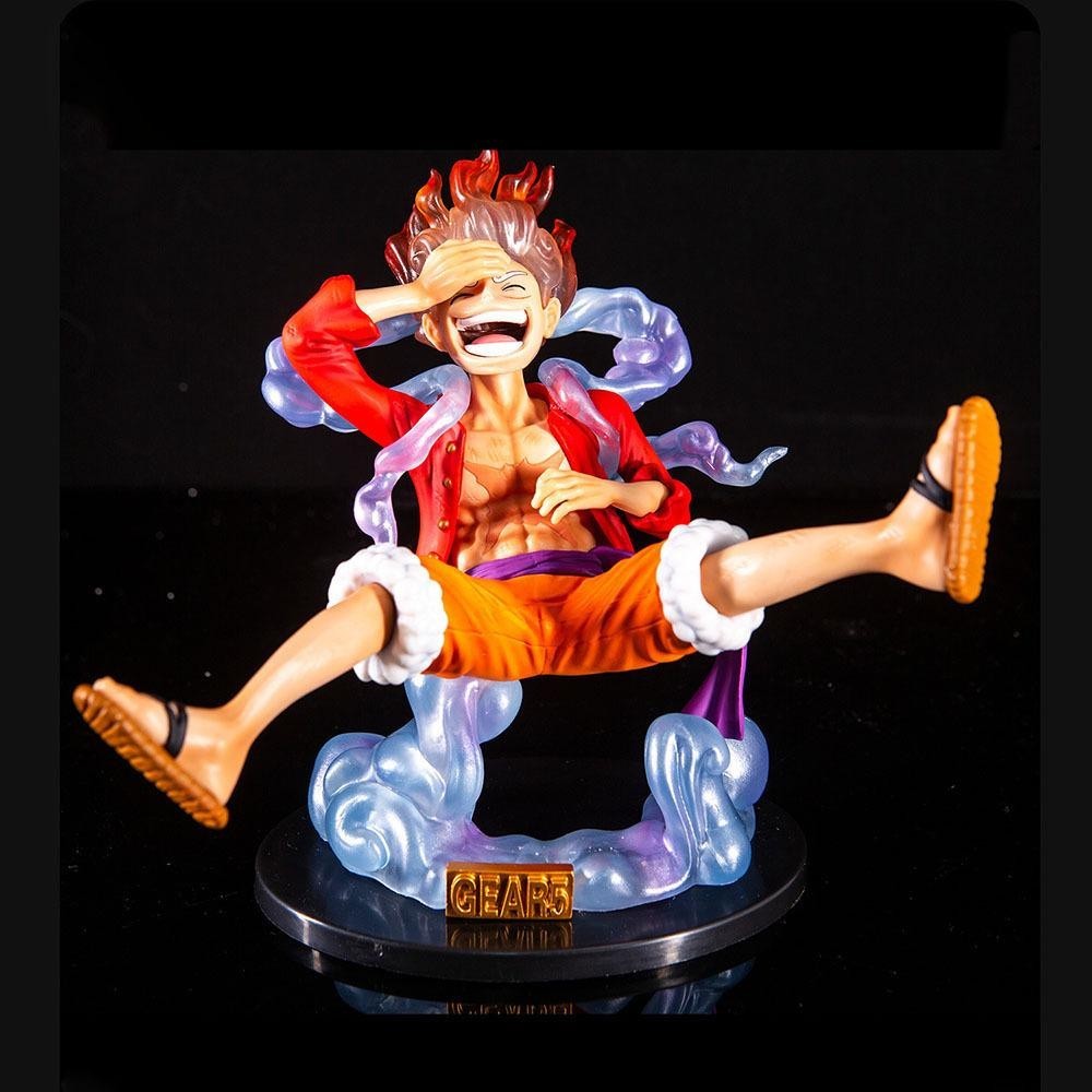 Mô hình Luffy Gear 5 ngồi cười mới đẹp, cao 20 cm - One Piece Anime ...