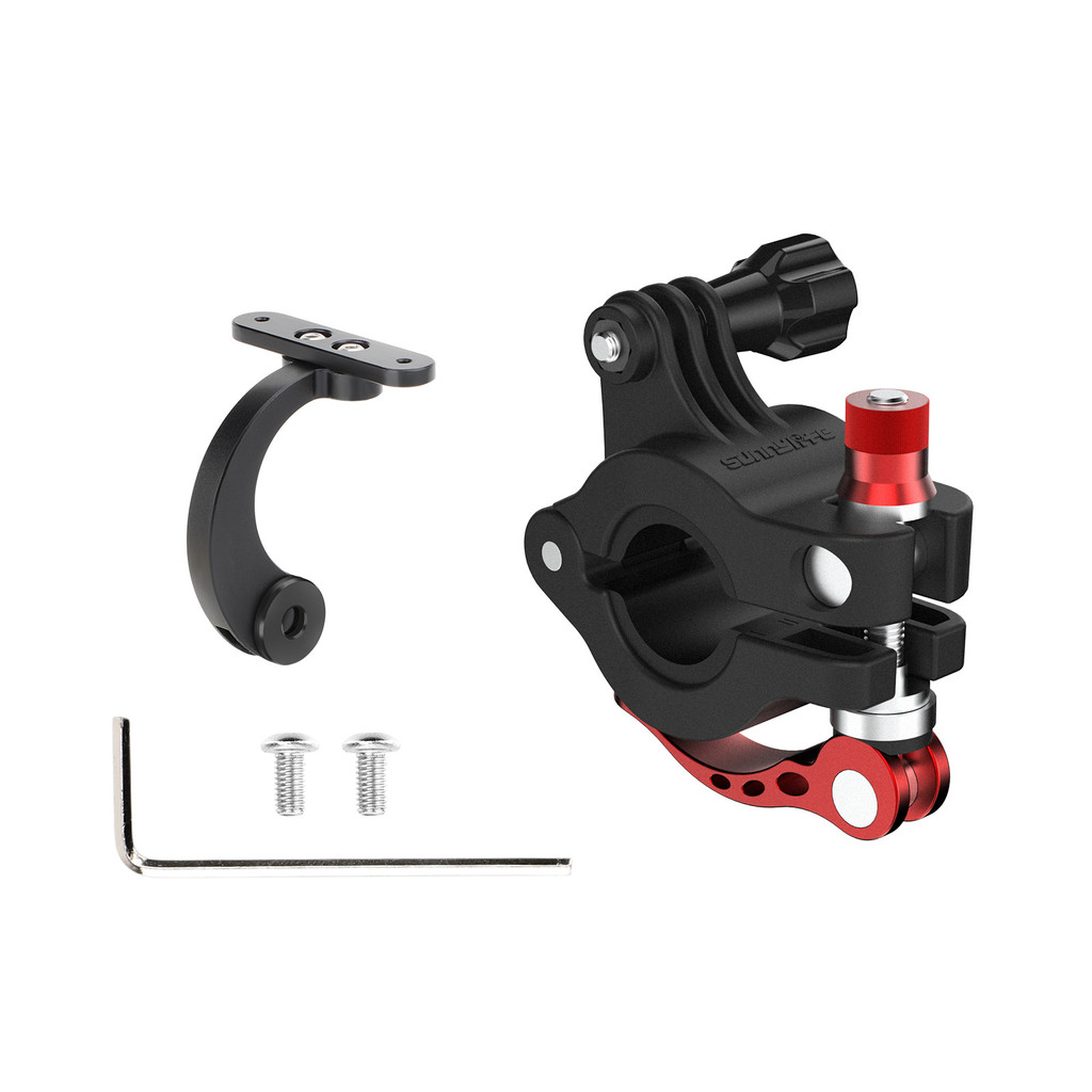 Sunnylife Thích hợp cho DJI AIR 3S / MINI 4 PRO / AIR 3 Giá đỡ xe đạp Điều khiển từ xa RC 2 Camera thể thao Kẹp xe đạp
