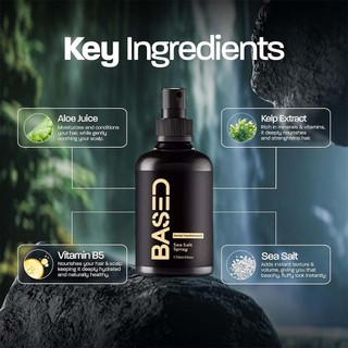 Bình xịt muối biển Base 170ml