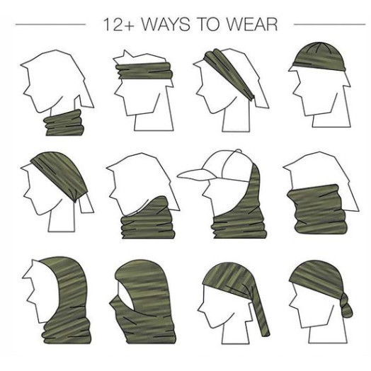 Khăn đa năng chống nắng chiến thuật_UV Neck Gaiter Headband